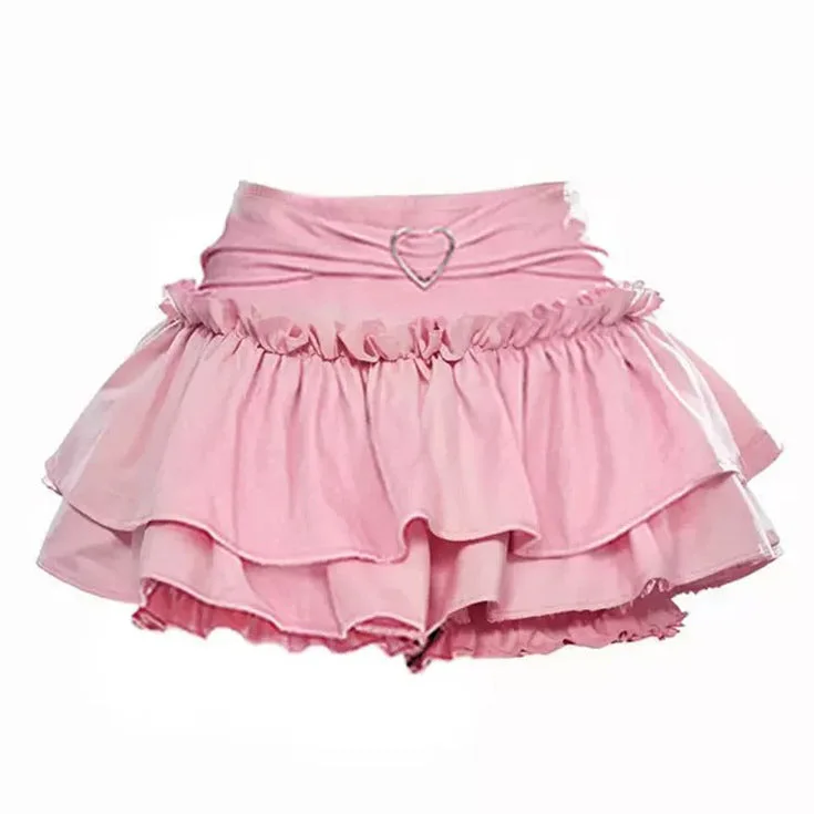 Flirty Babe Ruffle Skirt — view 2 Flirty Babe Ruffle Skirt — view 2
