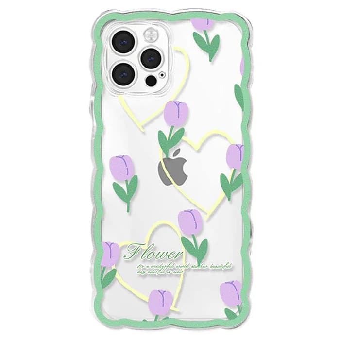 Lavender Flower iPhone Case — view 1 Lavender Flower iPhone Case — view 1