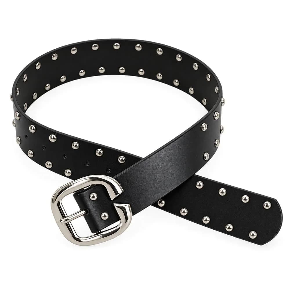 Bad Reputation Wide Studded Belt — view 2 Bad Reputation Wide Studded Belt — view 2