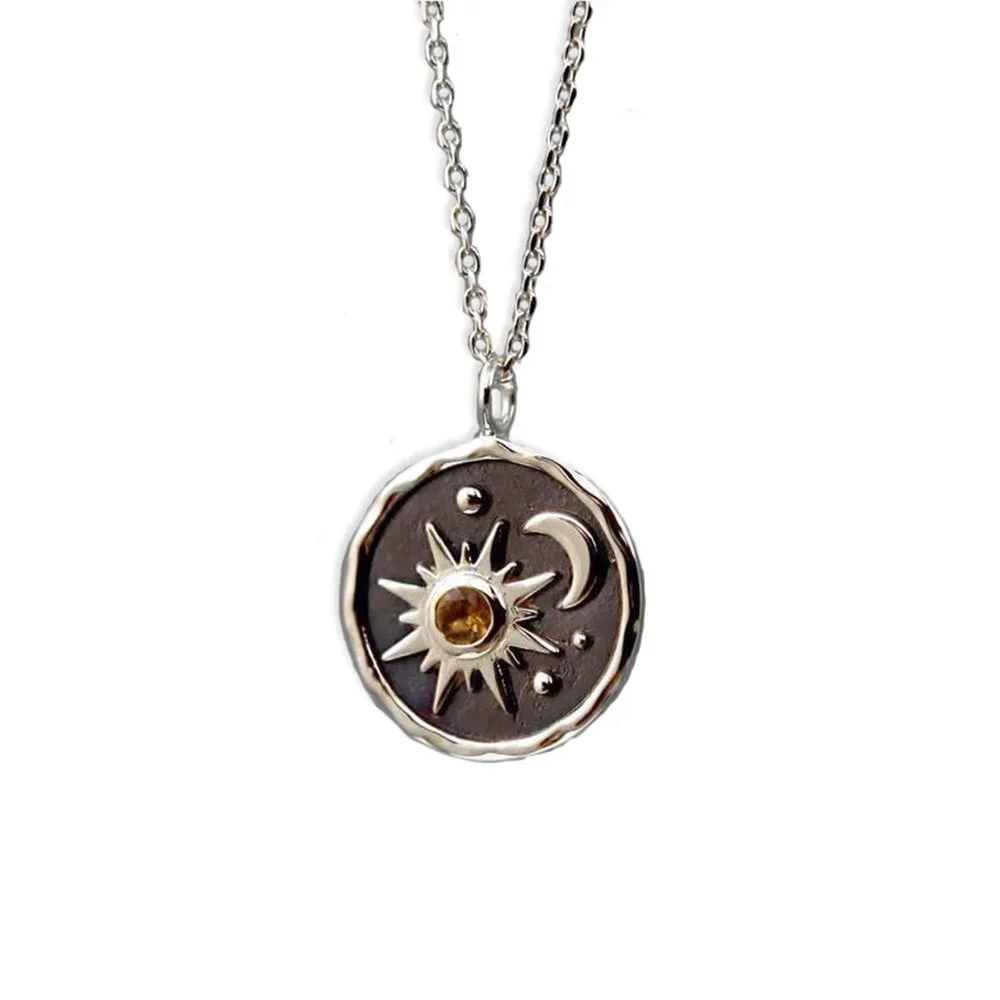 Celestial Aesthetic Pendant Necklace — view 1 Celestial Aesthetic Pendant Necklace — view 1