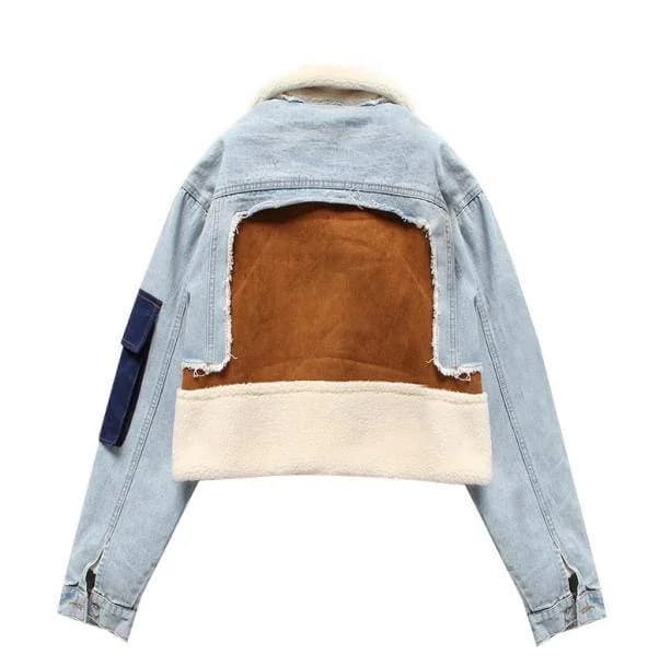 Vintage Cut Denim Jacket — view 2 Vintage Cut Denim Jacket — view 2