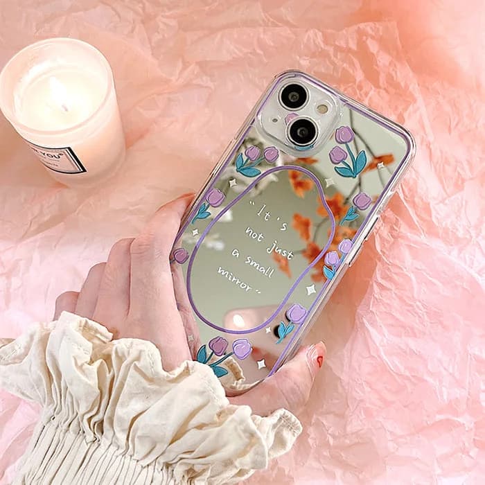 Tulips Mirror iPhone Case — view 2 Tulips Mirror iPhone Case — view 2