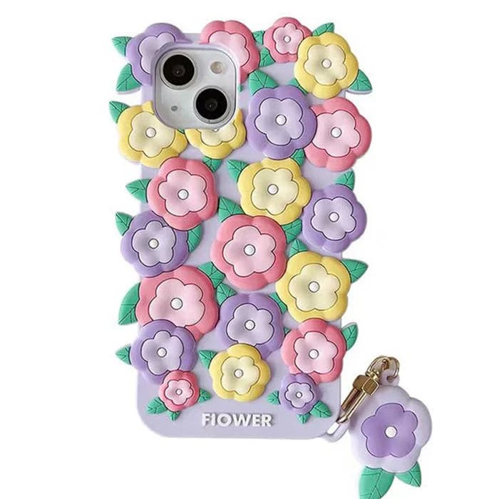 Flower Garden iPhone Case — view 2 Flower Garden iPhone Case — view 2