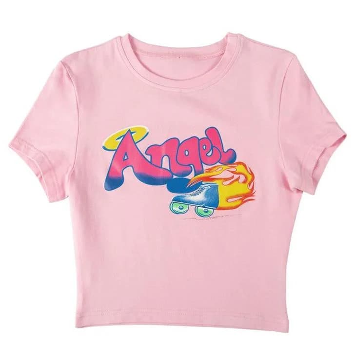 90s Angel Crop Top — view 1 90s Angel Crop Top — view 1
