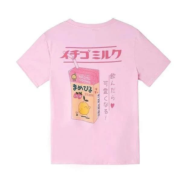 Strawberry Milk Box Tee — view 1 Strawberry Milk Box Tee — view 1