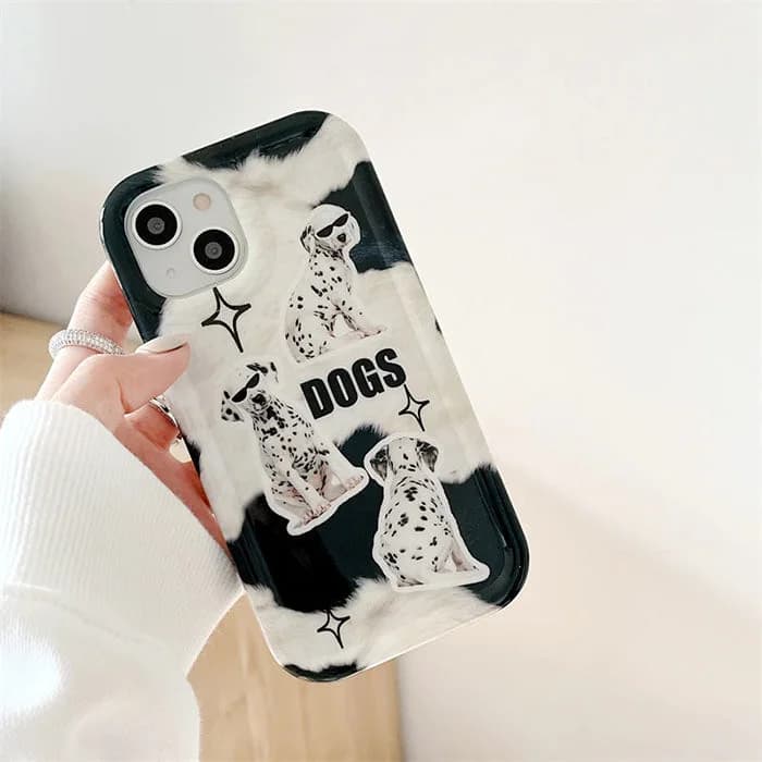 Dalmatian Dog iPhone Case — view 2 Dalmatian Dog iPhone Case — view 2