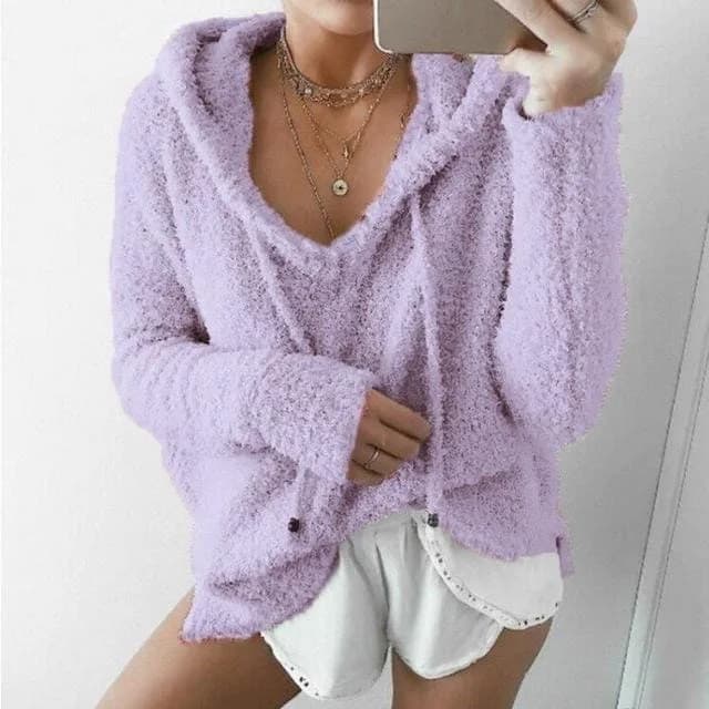 Oversized Fuzzy Hoodie — view 2 Oversized Fuzzy Hoodie — view 2