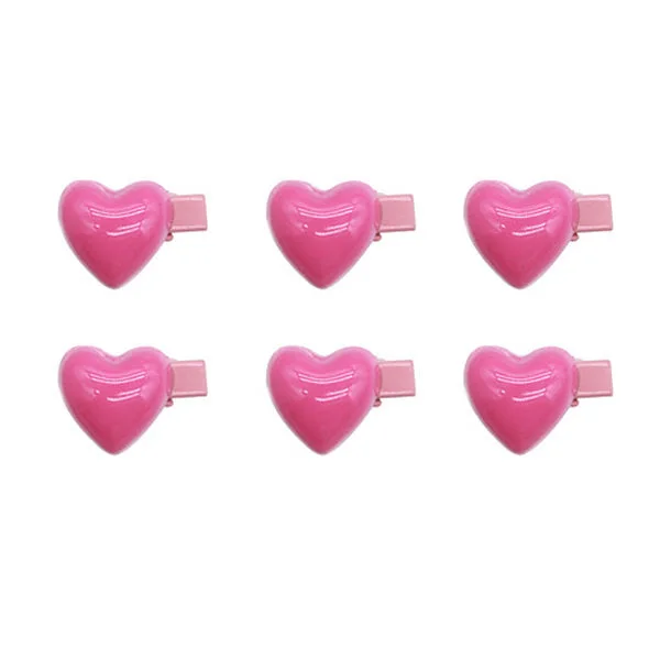 Korean Aesthetic Hearts Hair Clips — view 1 Korean Aesthetic Hearts Hair Clips — view 1