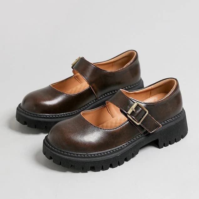 Preppy Aesthetic Platform Sandals — view 3 Preppy Aesthetic Platform Sandals — view 3