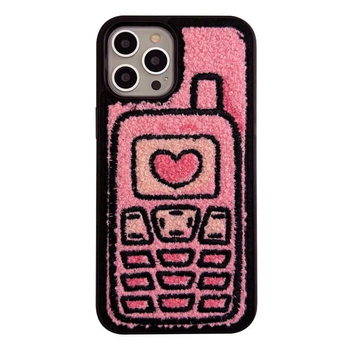 Y2K Pure Blushin' iPhone Case — view 1 Y2K Pure Blushin' iPhone Case — view 1