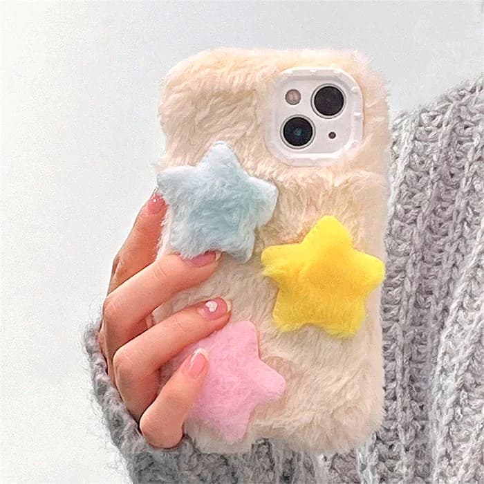 Fuzzy Stars iPhone Case — view 1 Fuzzy Stars iPhone Case — view 1