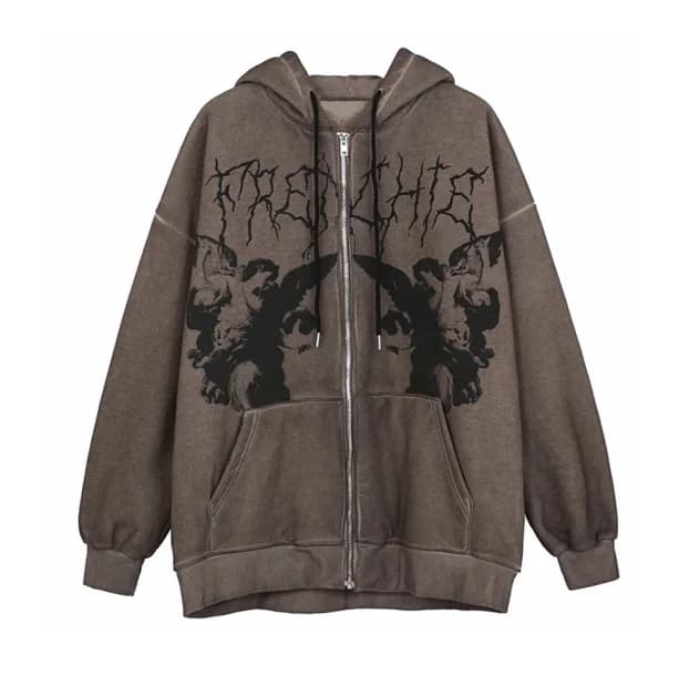 Grunge Guardian Hoodie — view 3 Grunge Guardian Hoodie — view 3