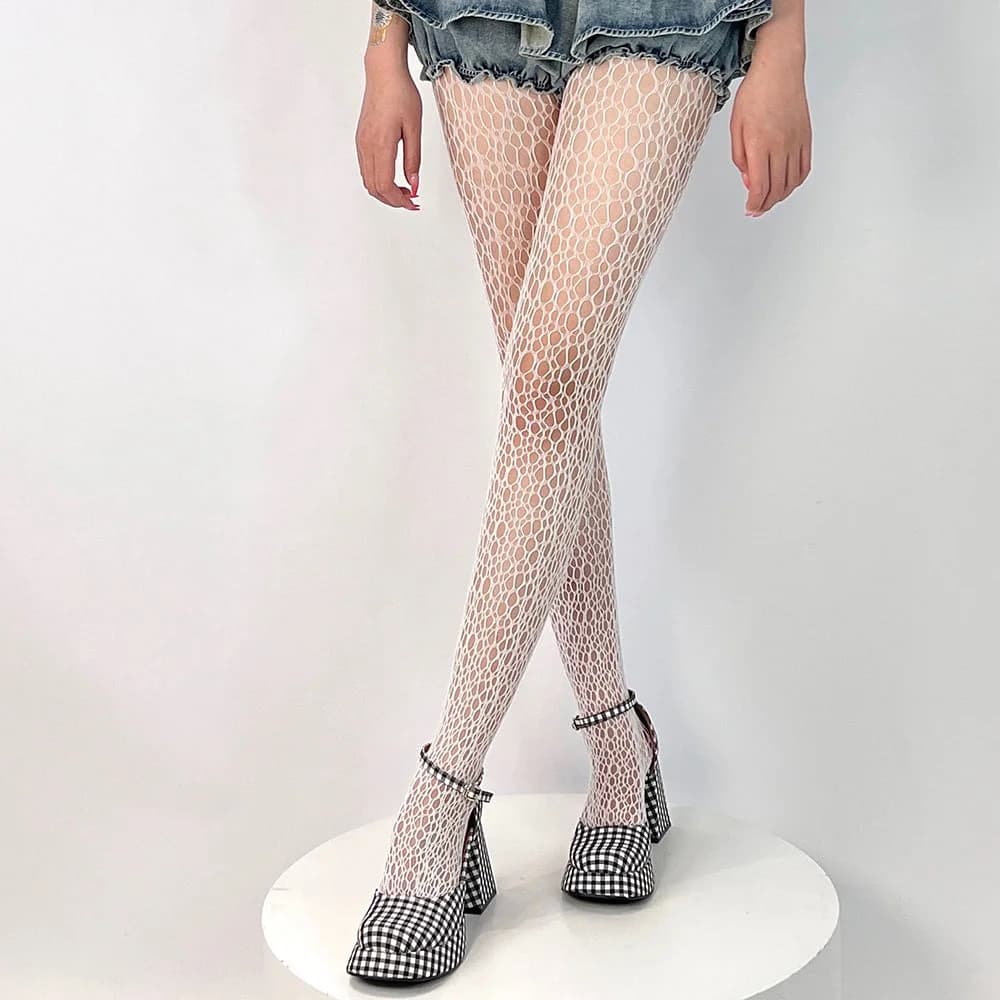 Diva Aesthetic Mesh Tights — view 3 Diva Aesthetic Mesh Tights — view 3