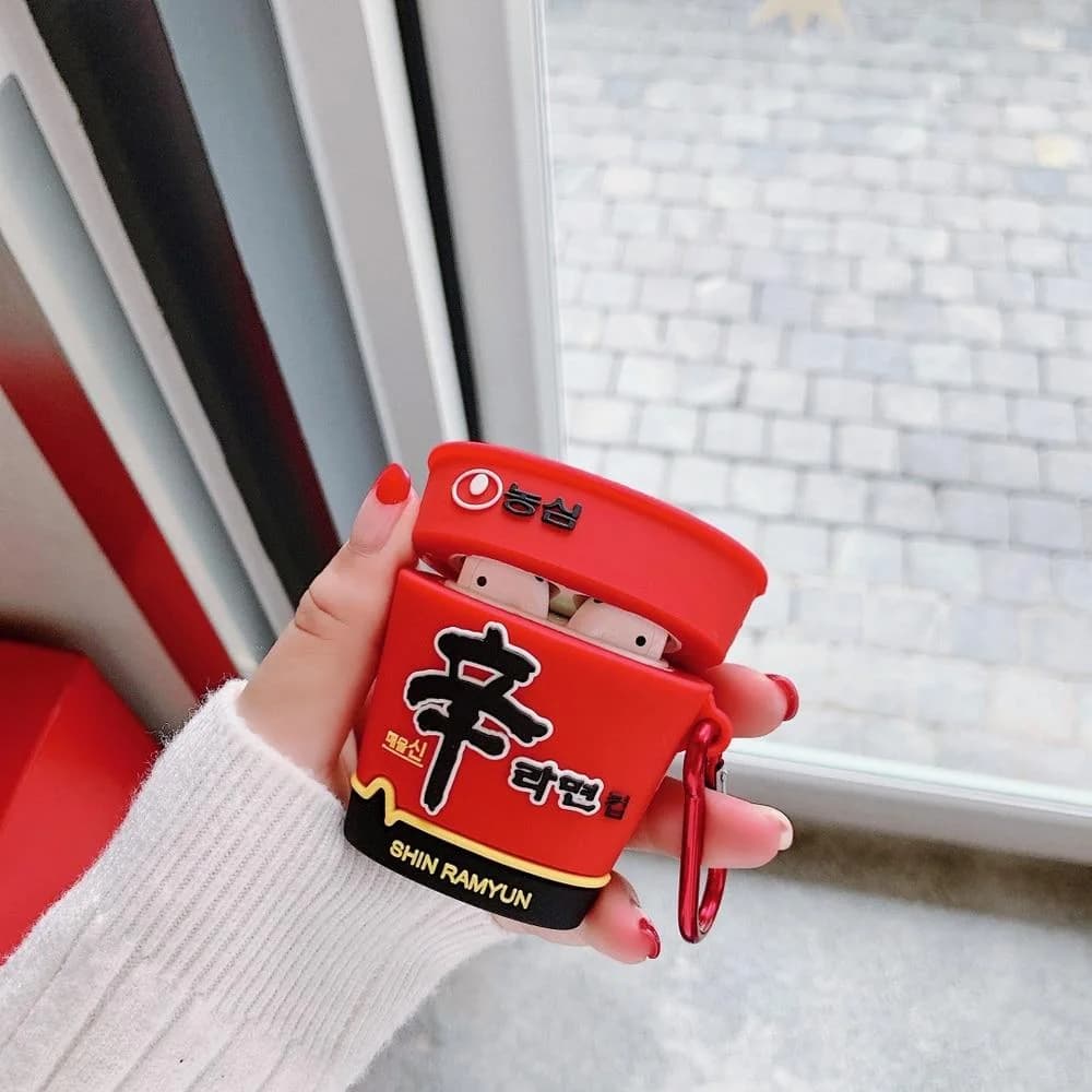 Ramen Noodle Airpod Case — view 1 Ramen Noodle Airpod Case — view 1