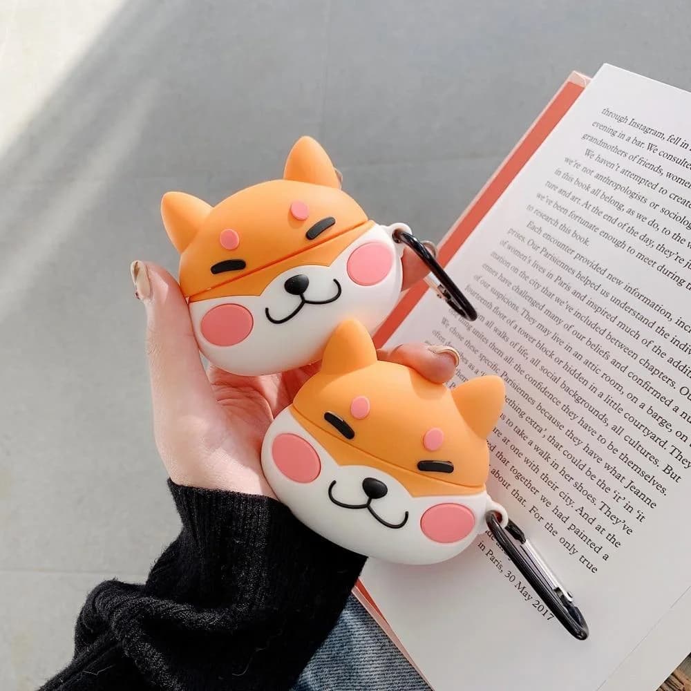 Shiba Inu Airpod Case — view 1 Shiba Inu Airpod Case — view 1