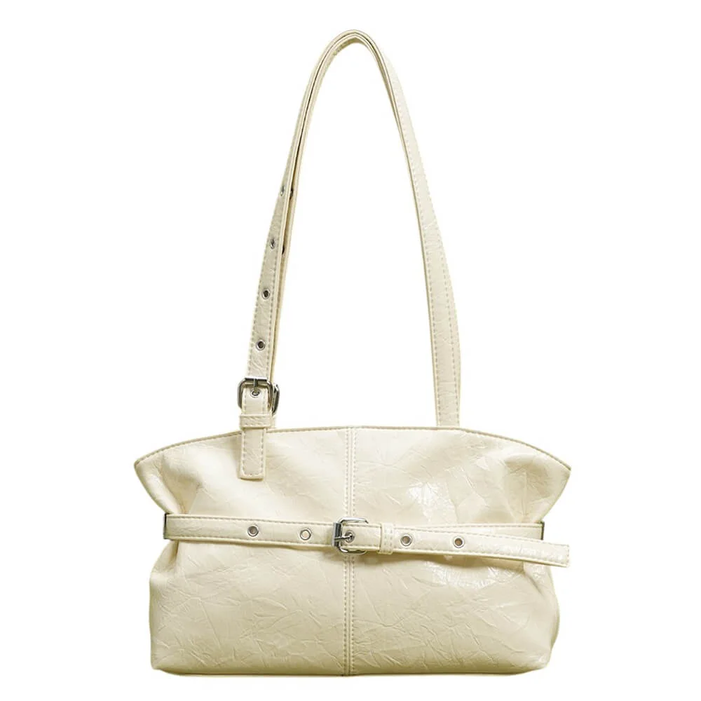 Gossip Goes Around Buckle Shoulder Bag — view 2 Gossip Goes Around Buckle Shoulder Bag — view 2