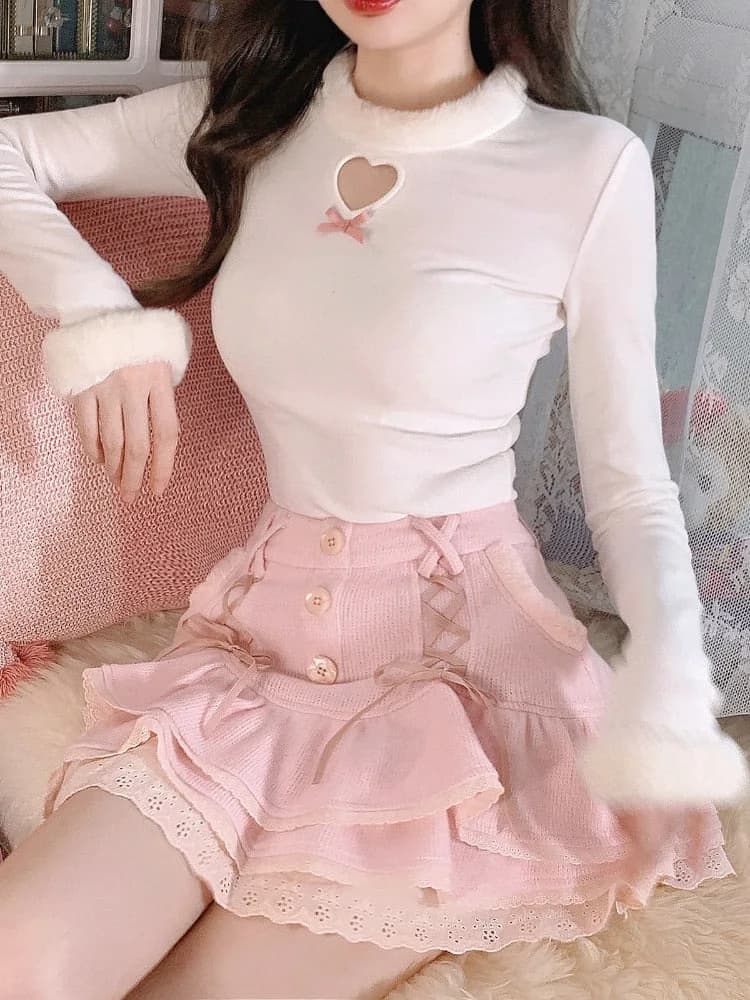 Dollette Skirt & Turtleneck Outfit — view 1 Dollette Skirt & Turtleneck Outfit — view 1