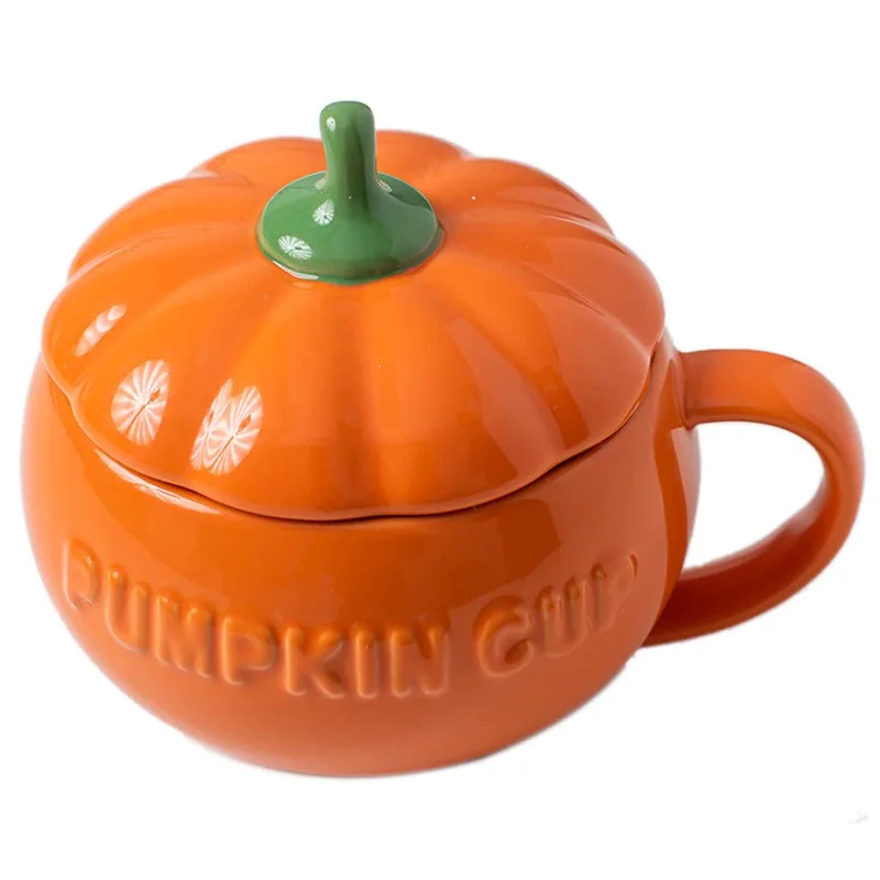 Pumpkin Shaped Mug — view 1 Pumpkin Shaped Mug — view 1