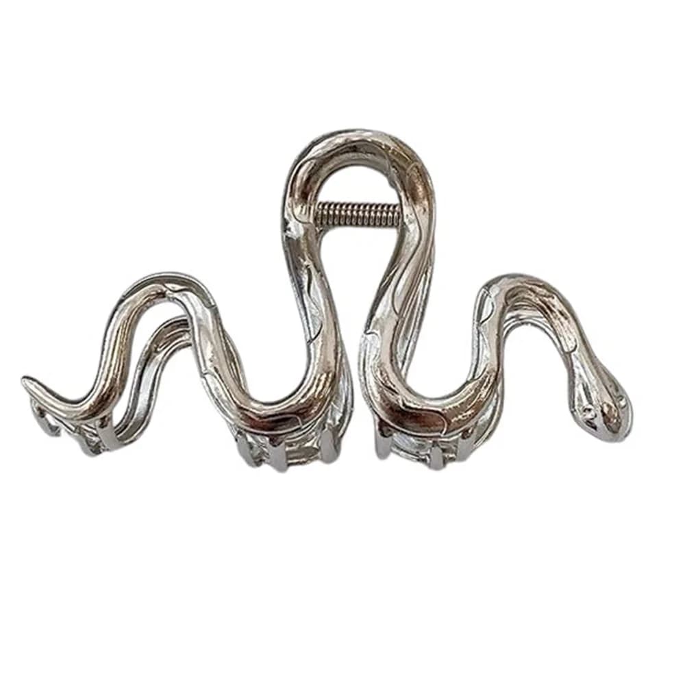 Metallic Snake Hair Claw — view 1 Metallic Snake Hair Claw — view 1