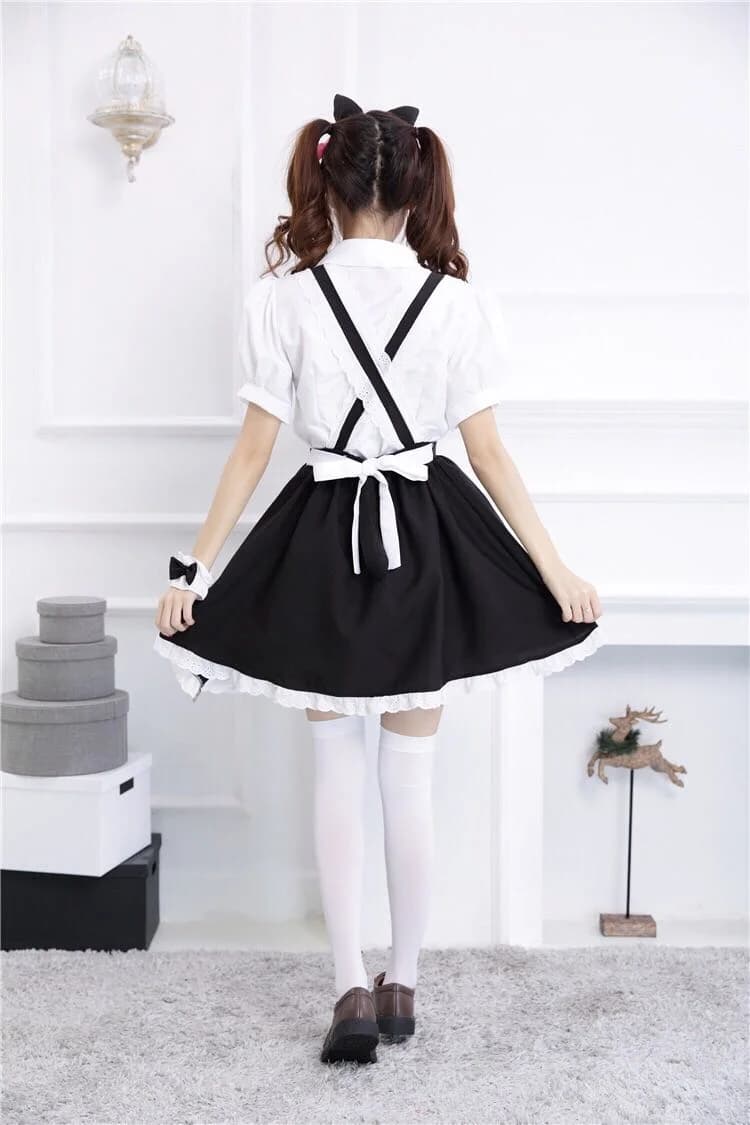Cat Overalls Dress — view 2 Cat Overalls Dress — view 2
