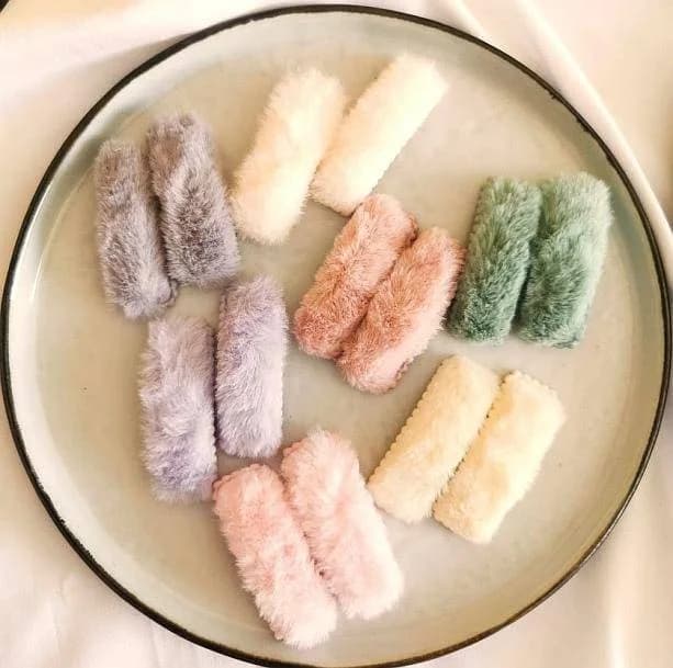 Plushy Hair Pins — view 1 Plushy Hair Pins — view 1