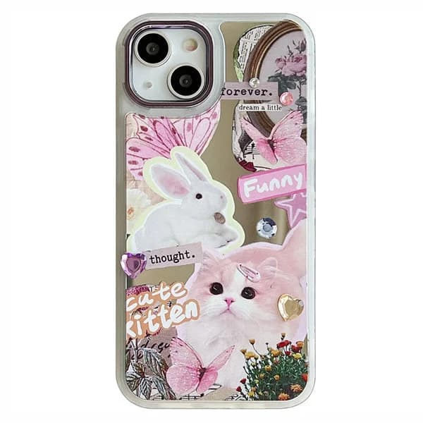 Soft Aesthetic Bunny iPhone Case — view 1 Soft Aesthetic Bunny iPhone Case — view 1