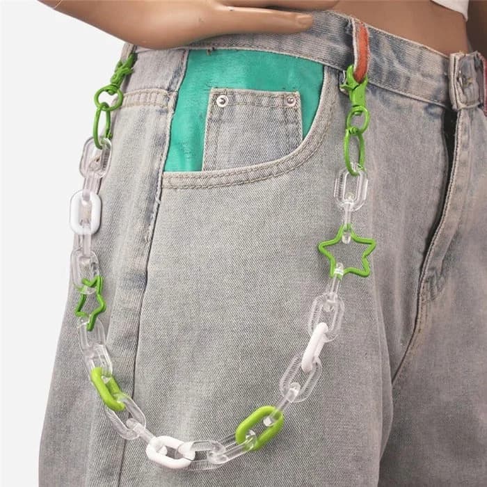 Y2K Starcore Pants Chain — view 2 Y2K Starcore Pants Chain — view 2