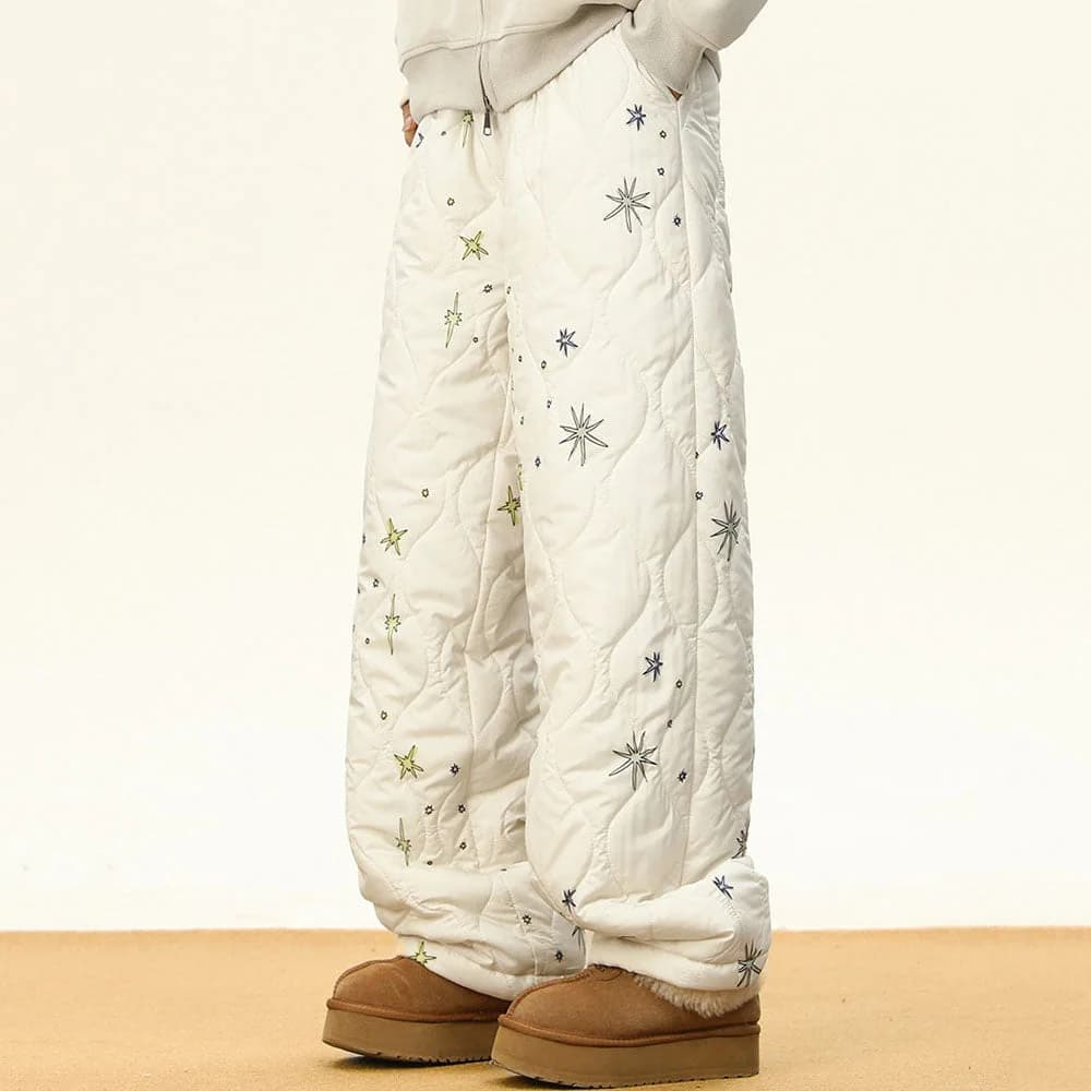 Warm Quilted Snowflake Pants — view 1 Warm Quilted Snowflake Pants — view 1