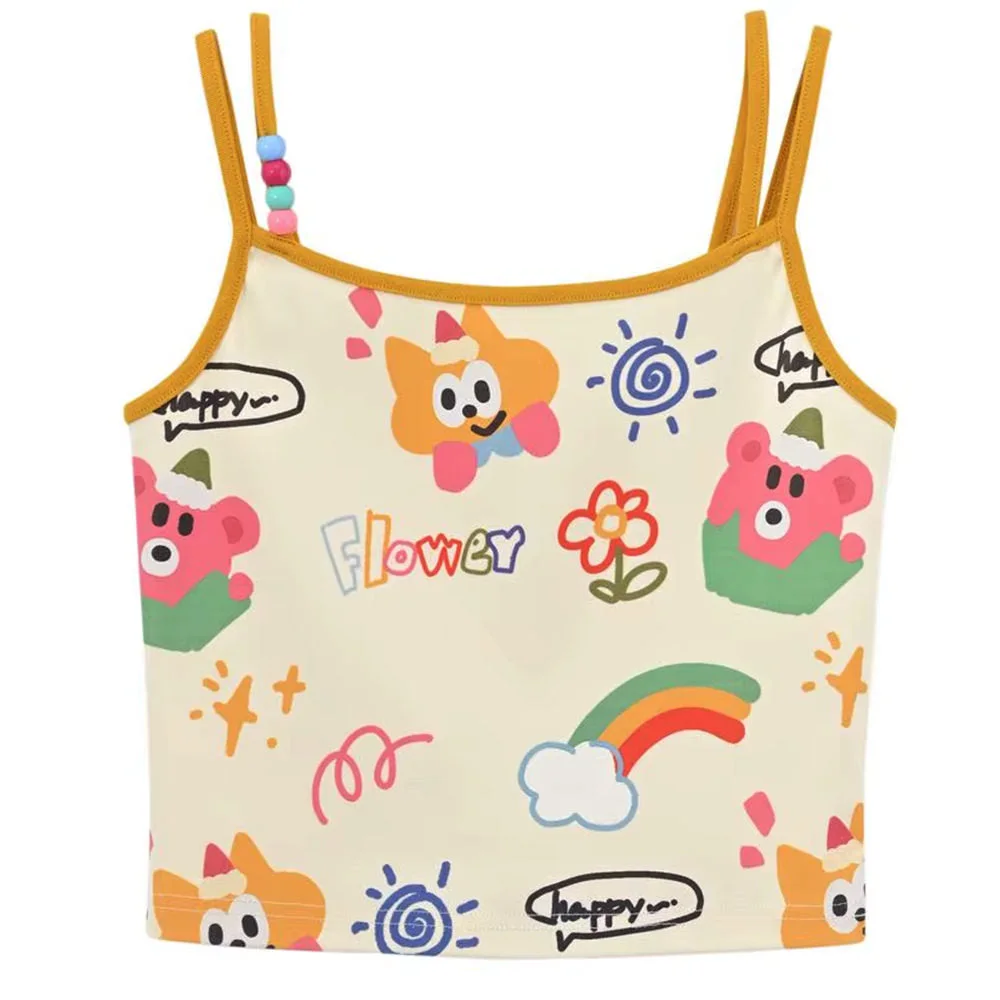 Doodle Graphic Crop Top — view 1 Doodle Graphic Crop Top — view 1