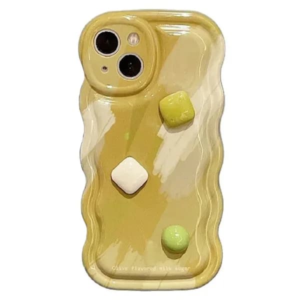 Sage Green Gems iPhone Case — view 2 Sage Green Gems iPhone Case — view 2