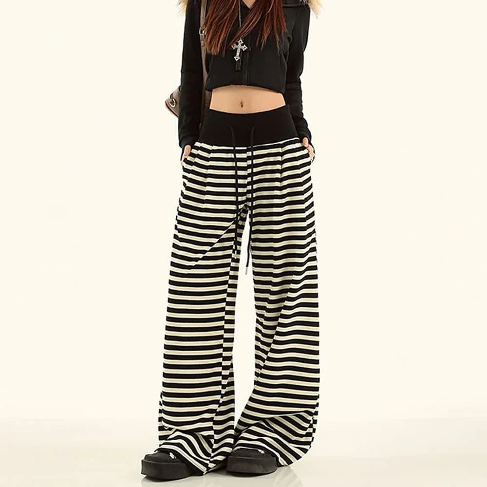 Teen Craft Loose Fit Striped Pants — view 2 Teen Craft Loose Fit Striped Pants — view 2
