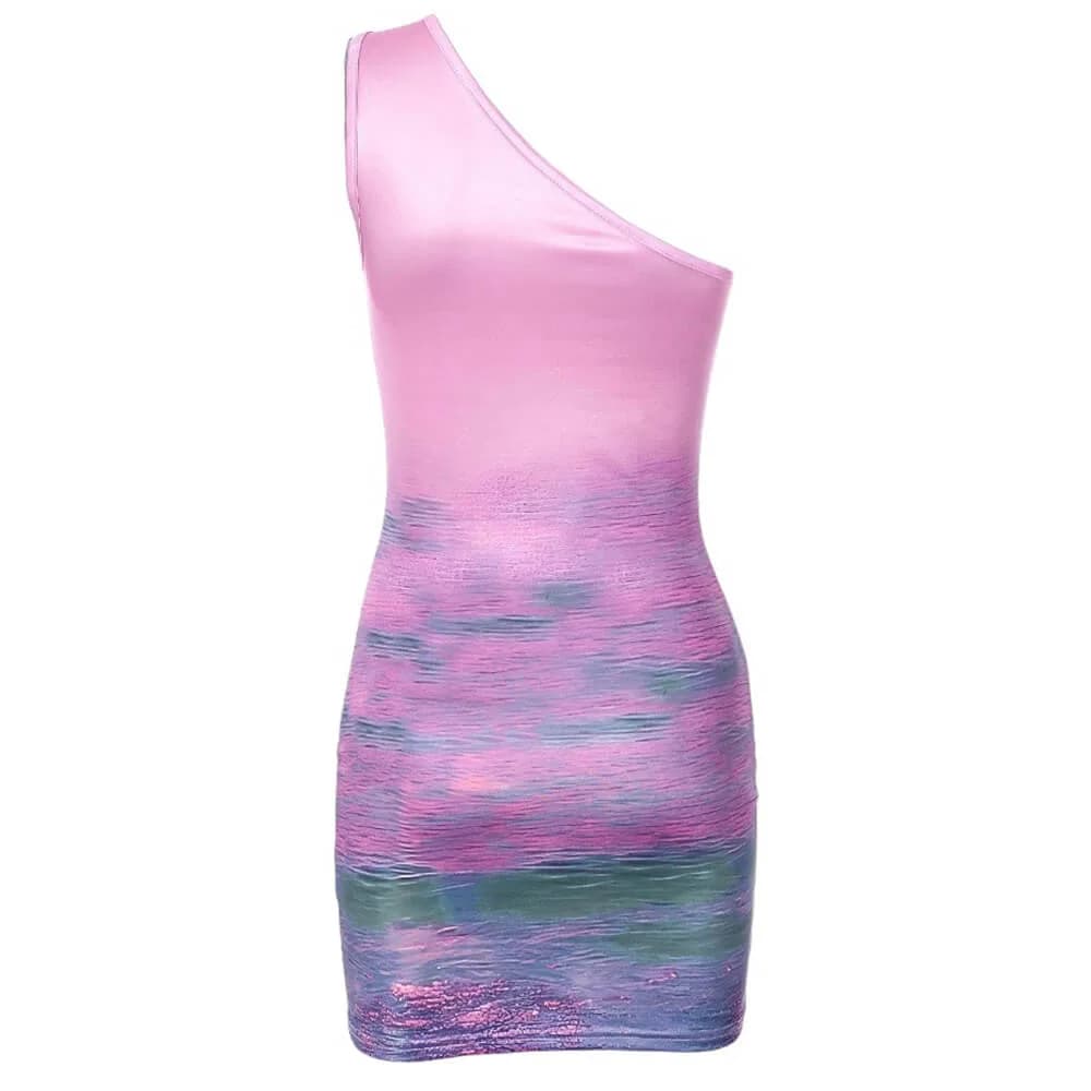 Y2K Lovers at Sunset Mini Dress — view 2 Y2K Lovers at Sunset Mini Dress — view 2