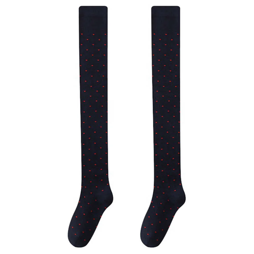 Polka Dot Over-the-Knee Stockings — view 2 Polka Dot Over-the-Knee Stockings — view 2