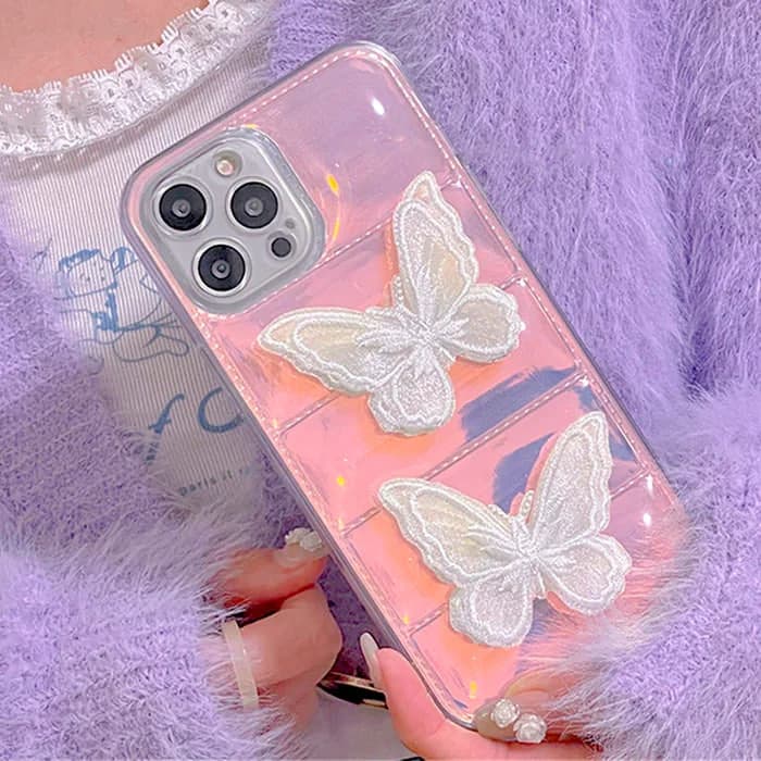 Fairy Butterfly Laser iPhone Case — view 2 Fairy Butterfly Laser iPhone Case — view 2