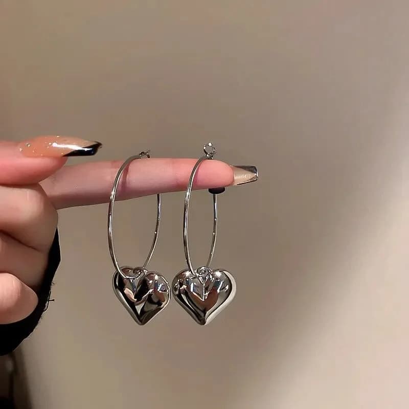 Ready For Love Heart Earrings — view 2 Ready For Love Heart Earrings — view 2