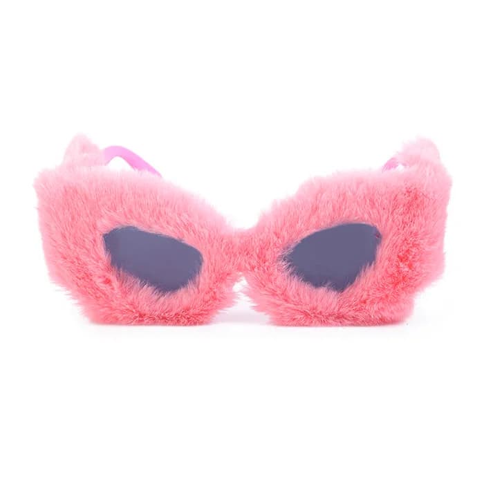Fuzzy Cat Eye Sunglasses — view 1 Fuzzy Cat Eye Sunglasses — view 1