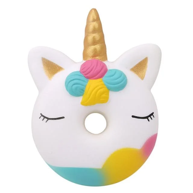 Unicorn Donut Squishy — view 1 Unicorn Donut Squishy — view 1