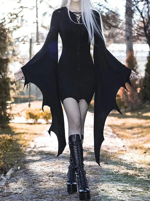 Forest Witch Hooded Dress — view 2 Forest Witch Hooded Dress — view 2