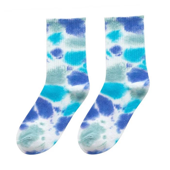 Tie Dye Crew Socks — view 1 Tie Dye Crew Socks — view 1