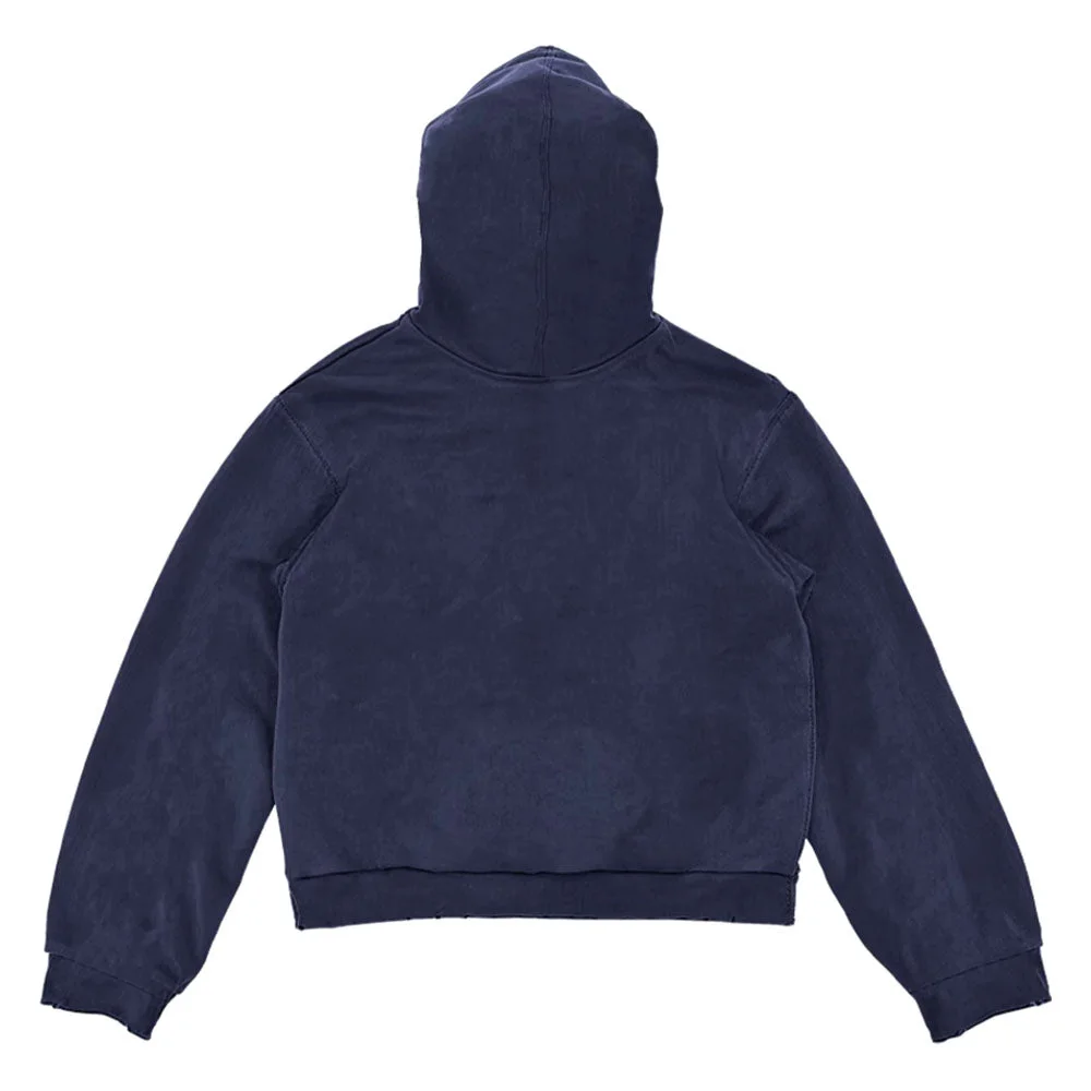 No Inspiration Navy Hoodie — view 2 No Inspiration Navy Hoodie — view 2