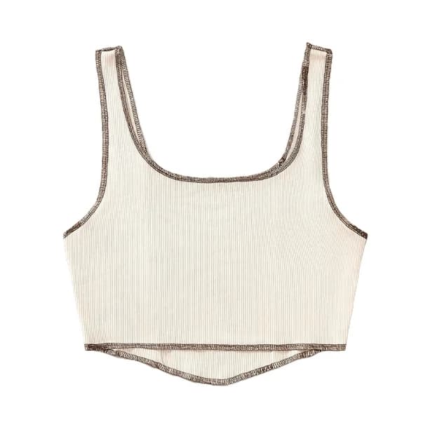 Mushroom Print Crop Top — view 2 Mushroom Print Crop Top — view 2