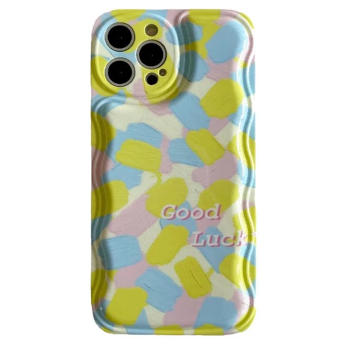 Pastel Oil Painting iPhone Case — view 1 Pastel Oil Painting iPhone Case — view 1