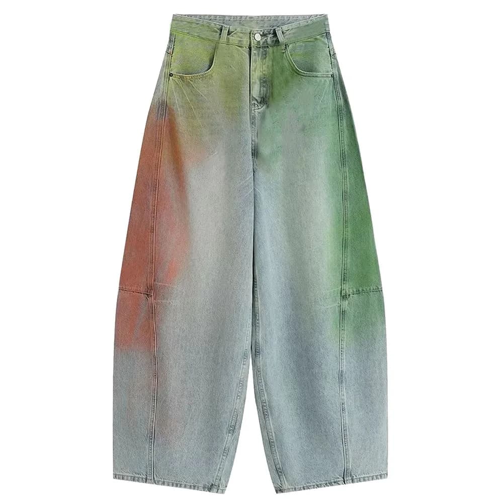 Barrel Gradient Denim Jeans — view 1 Barrel Gradient Denim Jeans — view 1