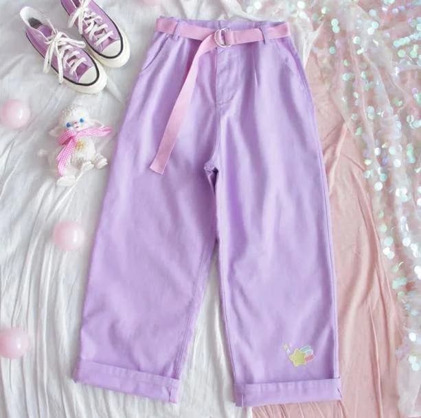 Pastel Lavender Pants — view 1 Pastel Lavender Pants — view 1