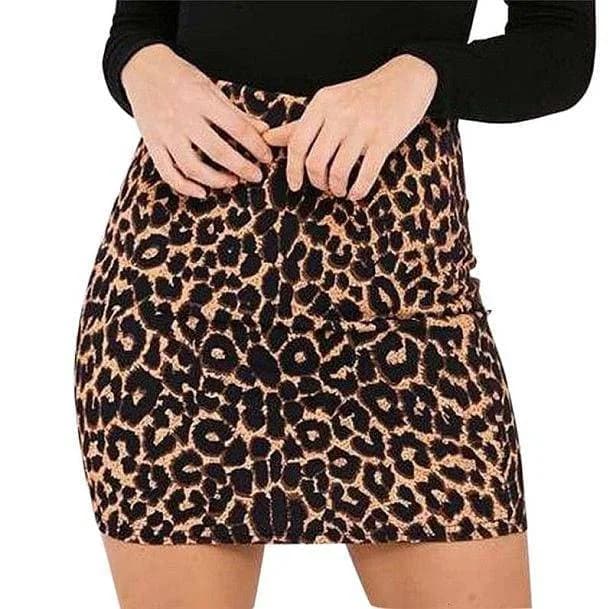 Wild Animal Mini Skirt — view 2 Wild Animal Mini Skirt — view 2
