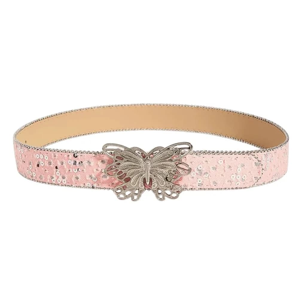Fairycore Butterfly Sequin Belt — view 2 Fairycore Butterfly Sequin Belt — view 2