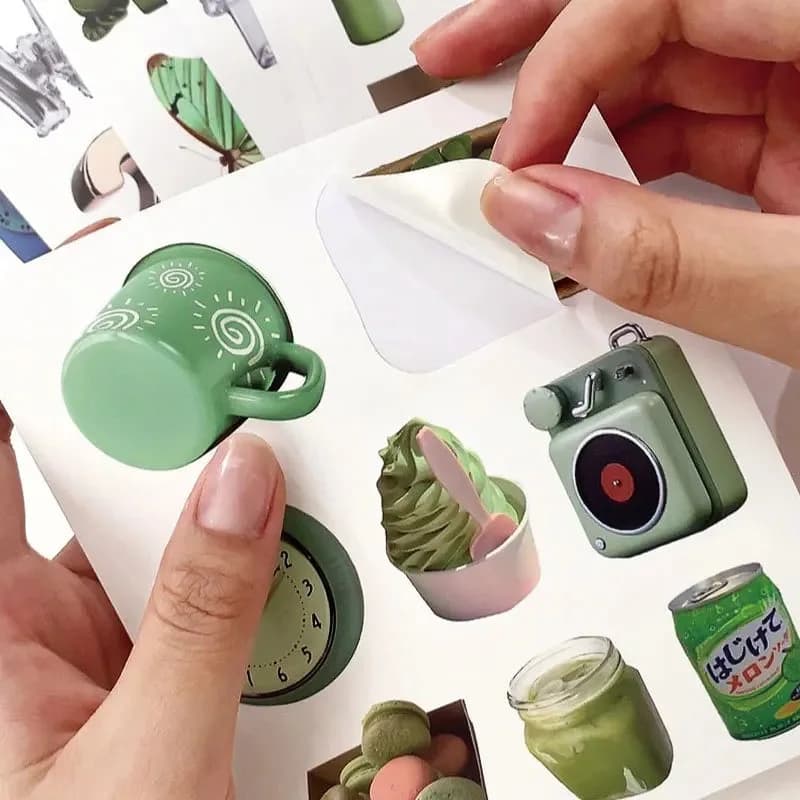 40 pcs/pack Cute Aesthetic Large Collage Sticker Book — view 2 40 pcs/pack Cute Aesthetic Large Collage Sticker Book — view 2