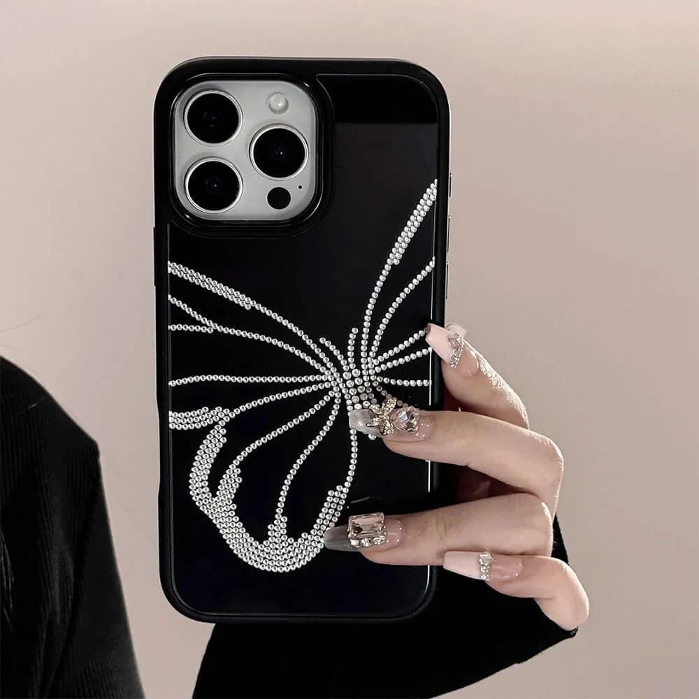 Sparkling Butterfly iPhone Case — view 2 Sparkling Butterfly iPhone Case — view 2