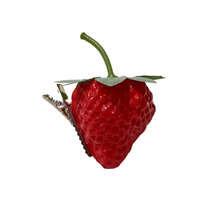 Strawberry Hair Clip — view 1 Strawberry Hair Clip — view 1