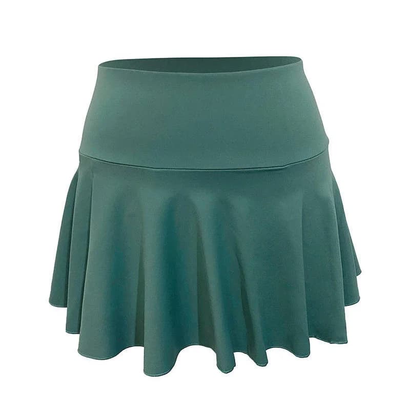 Saint-Tropez Green Tennis Skirt — view 1 Saint-Tropez Green Tennis Skirt — view 1